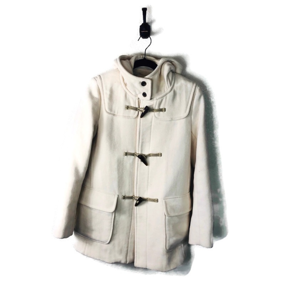 Uniqlo | Off White Pea Coat Women’s Size Large